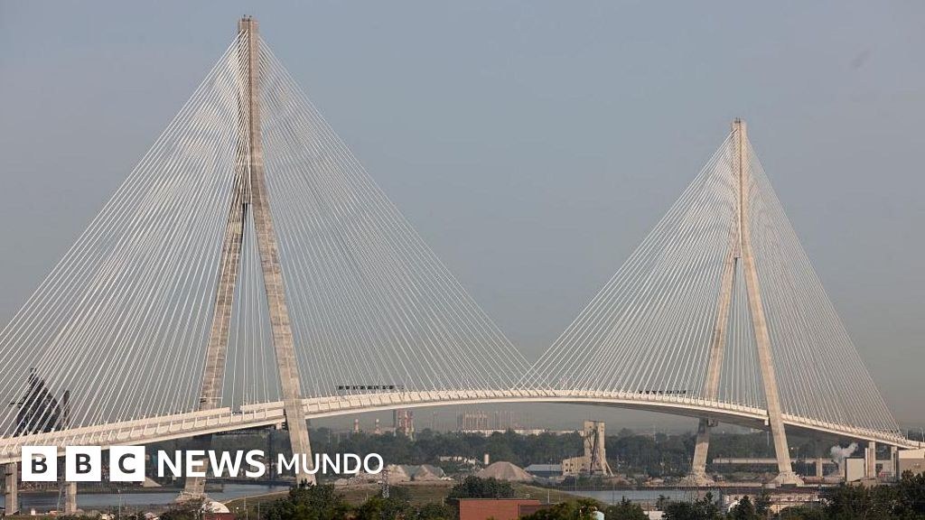 El nuevo puente que conecta a Canadá con EE.UU. y se convirtió en un símbolo de las divisiones entre ambos países