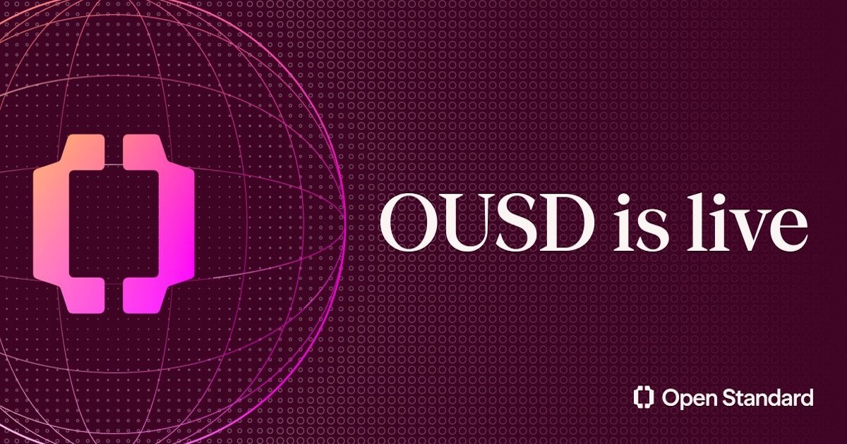 企業コンソーシアム型ステーブルコイン「OUSD」がローンチ、イーサリアムなど4チェーンで発行可能に